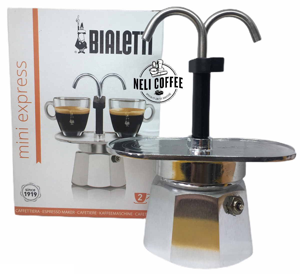 Bialetti Moka Pot - Mini Express 2 cup