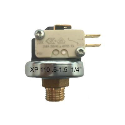 Pressurestat - Mater, XP110  .5 - 1.5 1/4"