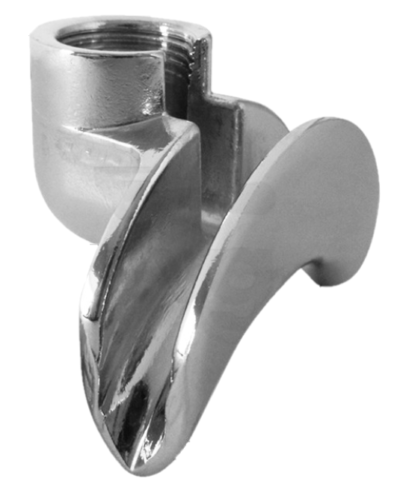 Spout- Curved Double (open) 3/8"